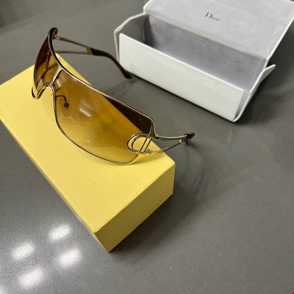 VINTAGE DIOR " DIORISSIMO " OVERSIZED BUBBLE GALLIANO ERA Y2K SUNGLASSES ITALY - Picture 9 of 16